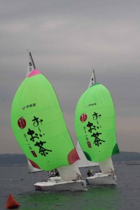 伊藤園マッチレースの1シーン（撮影／J-SAILING）